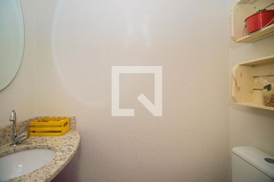 Lavabo de apartamento à venda com 3 quartos, 82m² em Rio Branco, Porto Alegre