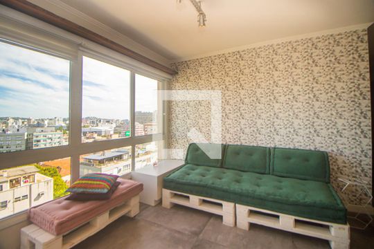 Sala de apartamento à venda com 3 quartos, 82m² em Rio Branco, Porto Alegre