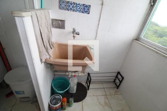 Área de serviço de apartamento para alugar com 1 quarto, 40m² em Jacarepaguá, Rio de Janeiro