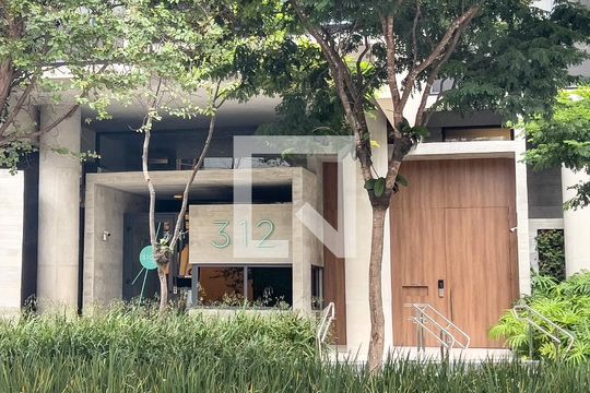 Fachada  de apartamento à venda com 1 quarto, 38m² em Moema, São Paulo