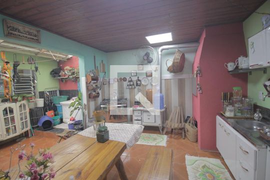 Área comum - Churrasqueira de casa à venda com 3 quartos, 83m² em Mato Grande, Canoas