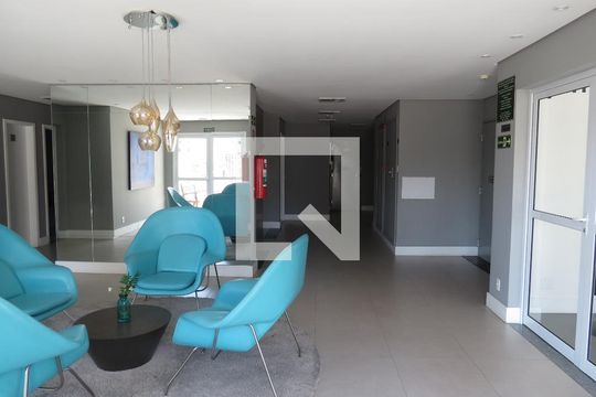 Hall de Entrada Bloco de apartamento à venda com 2 quartos, 56m² em Vila Mangalot, São Paulo