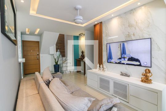 Sala de apartamento à venda com 2 quartos, 144m² em Recreio dos Bandeirantes, Rio de Janeiro