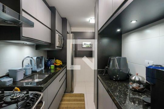 Cozinha de apartamento à venda com 3 quartos, 96m² em Santa Maria, São Caetano do Sul