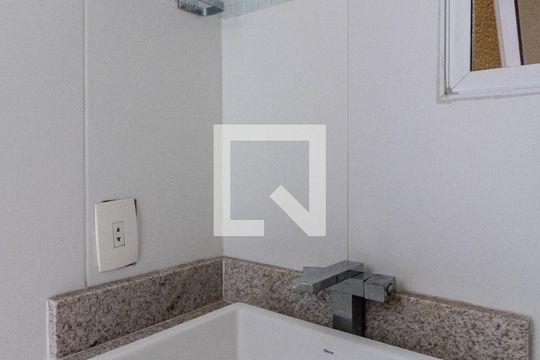 Lavabo  Terraço de apartamento para alugar com 1 quarto, 90m² em Jardim Monte Kemel, São Paulo