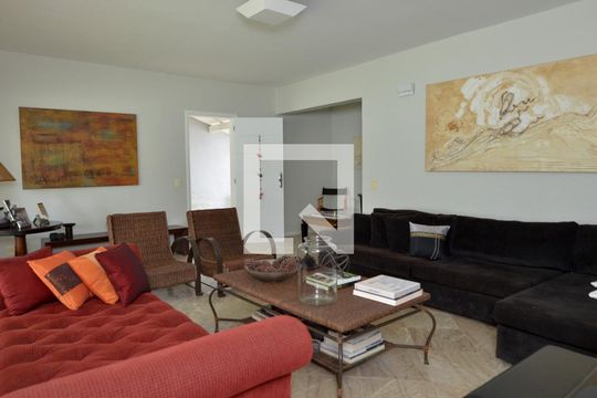Sala de casa de condomínio à venda com 5 quartos, 474m² em Barra da Tijuca, Rio de Janeiro