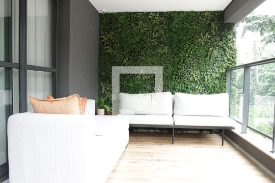 Varanda - Área comum de kitnet/studio à venda com 1 quarto, 27m² em Pinheiros, São Paulo