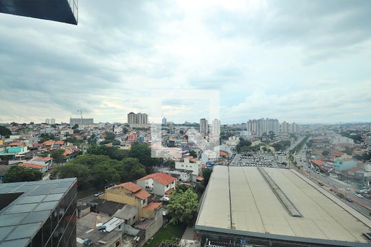 Quarto 1 - Vista de apartamento à venda com 2 quartos, 40m² em Parque Erasmo Assunção, Santo André