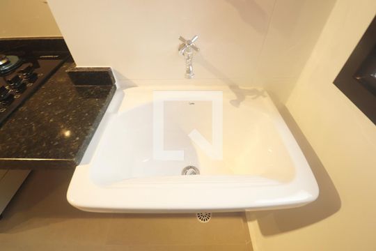 Área de Serviço de apartamento à venda com 2 quartos, 40m² em Parque Erasmo Assunção, Santo André