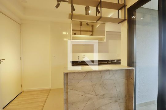 Cozinha de apartamento para alugar com 2 quartos, 40m² em Parque Erasmo Assunção, Santo André