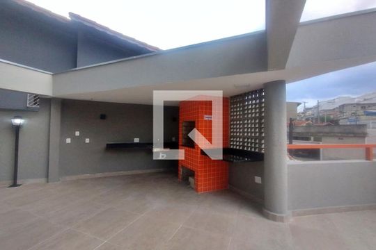 Área comum - Churrasqueira de apartamento à venda com 2 quartos, 40m² em Parque Erasmo Assunção, Santo André