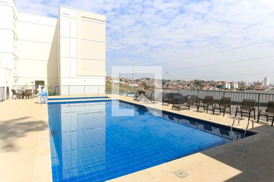 Área comum - Piscina de apartamento para alugar com 2 quartos, 39m² em Vila Nova Aliança, Jacareí