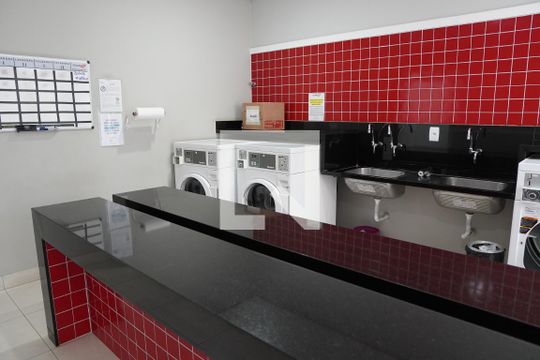 Área comum - Lavanderia de kitnet/studio à venda com 1 quarto, 38m² em Vila Andrade, São Paulo