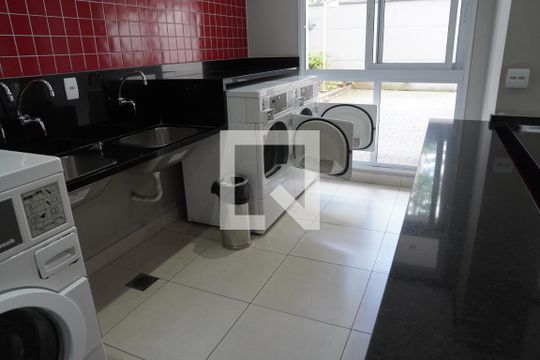 Área comum - Lavanderia de kitnet/studio à venda com 1 quarto, 38m² em Vila Andrade, São Paulo