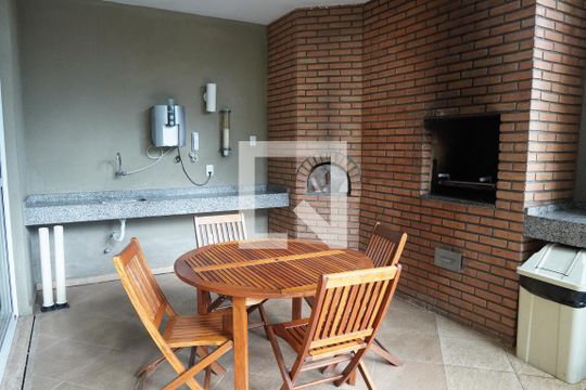 Área comum - Churrasqueira de kitnet/studio à venda com 1 quarto, 38m² em Vila Andrade, São Paulo