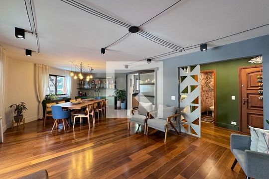 Sala de apartamento à venda com 4 quartos, 165m² em Brooklin Paulista, São Paulo