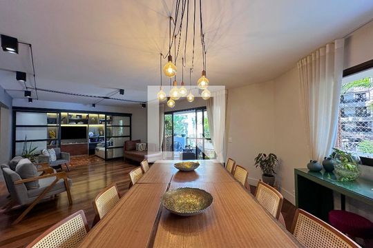 Sala de apartamento à venda com 4 quartos, 165m² em Brooklin Paulista, São Paulo
