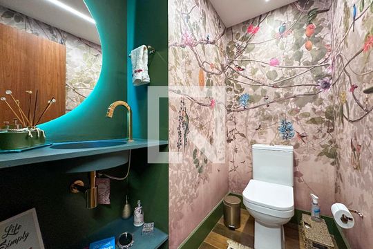 Lavabo de apartamento à venda com 4 quartos, 165m² em Brooklin Paulista, São Paulo