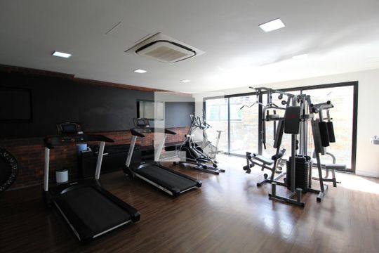 Área Comum - Academia de kitnet/studio para alugar com 1 quarto, 29m² em Itaim Bibi, São Paulo
