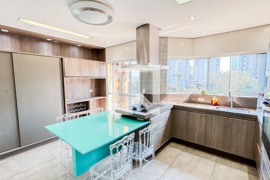 Cozinha de casa à venda com 3 quartos, 225m² em Jardim Bela Vista, Santo André