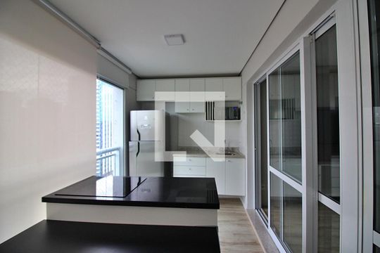 Cozinha de apartamento para alugar com 1 quarto, 42m² em Centro, São Bernardo do Campo