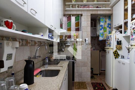 Cozinha de apartamento à venda com 3 quartos, 132m² em Jardim Botânico, Rio de Janeiro