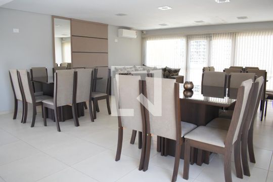 Área comum - Salão de festas de apartamento para alugar com 1 quarto, 24m² em Centro Cívico, Curitiba