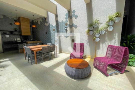 Área comum - Churrasqueira de kitnet/studio à venda com 1 quarto, 25m² em Pinheiros, São Paulo