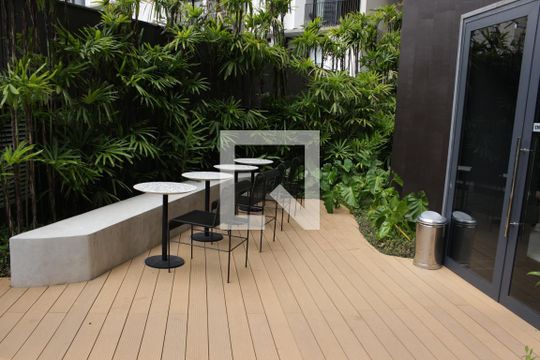 Área comum de kitnet/studio à venda com 1 quarto, 27m² em Jardim das Bandeiras, São Paulo