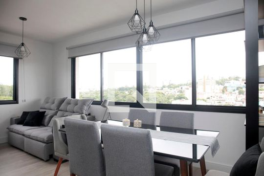 Sala de apartamento à venda com 2 quartos, 63m² em Jardim do Salso, Porto Alegre