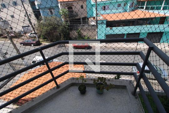 Sacada da sala de apartamento à venda com 2 quartos, 50m² em Jardim Lallo, São Paulo