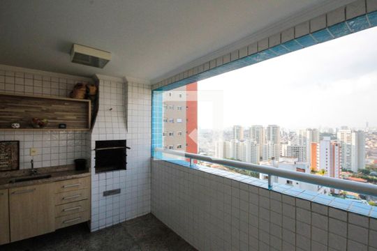 Varanda da Sala de apartamento à venda com 4 quartos, 254m² em Jardim Avelino, São Paulo