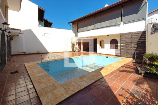 Piscina - Quintal de casa de condomínio à venda com 6 quartos, 600m² em Parque Nova Campinas, Campinas
