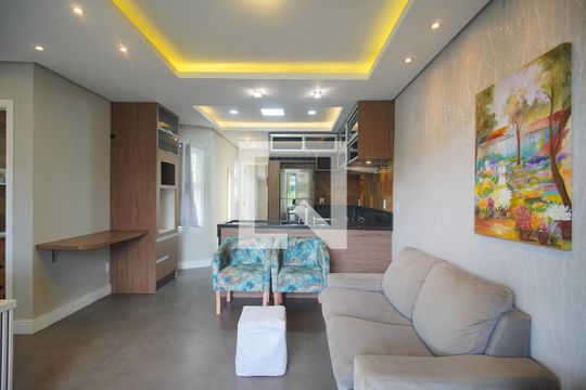 sala de apartamento para alugar com 2 quartos, 89m² em Boa Vista, Novo Hamburgo