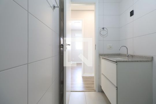 Banheiro de apartamento para alugar com 3 quartos, 88m² em Campestre, Santo André