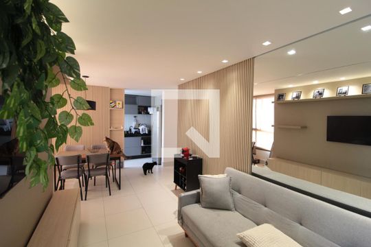 Sala de apartamento para alugar com 2 quartos, 65m² em Liberdade, Belo Horizonte