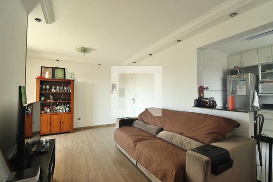 Sala de apartamento à venda com 2 quartos, 64m² em Vila Alto de Santo Andre, Santo André