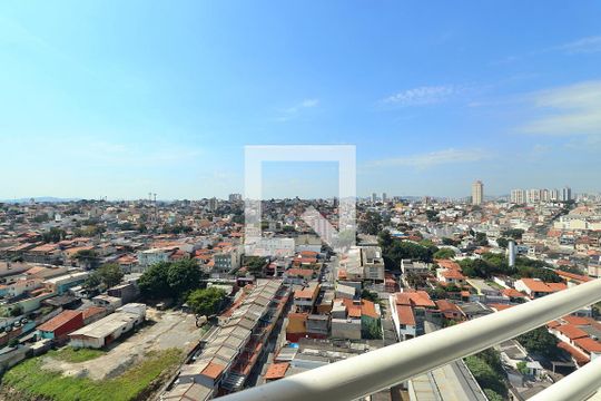 Vista da Sacada de apartamento à venda com 2 quartos, 64m² em Vila Alto de Santo Andre, Santo André