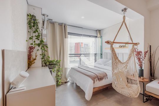 Quarto de apartamento à venda com 1 quarto, 31m² em Pinheiros, São Paulo