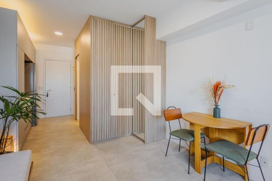Sala de apartamento à venda com 1 quarto, 31m² em Pinheiros, São Paulo