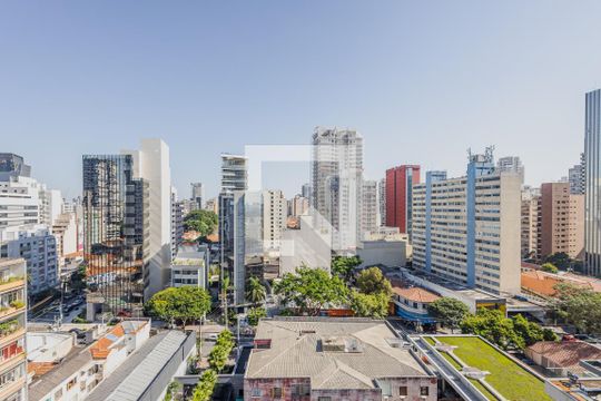 Vista de apartamento à venda com 1 quarto, 31m² em Pinheiros, São Paulo