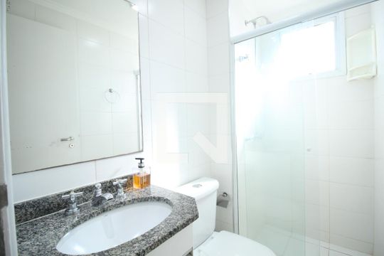 Banheiro da Suíte de apartamento para alugar com 2 quartos, 55m² em Mooca, São Paulo