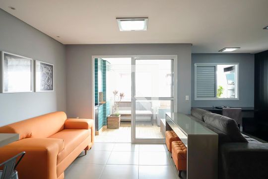 Sala de apartamento à venda com 2 quartos, 110m² em Santa Paula, São Caetano do Sul