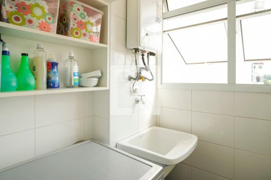Área de Serviço de apartamento à venda com 2 quartos, 110m² em Santa Paula, São Caetano do Sul