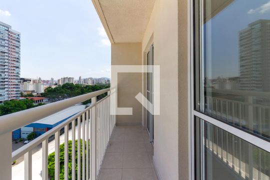 Varanda de apartamento para alugar com 1 quarto, 28m² em Bom Retiro, São Paulo