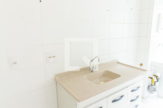 Cozinha de apartamento para alugar com 2 quartos, 48m² em Jardim Utinga, Santo André