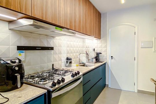 Cozinha de apartamento para alugar com 3 quartos, 102m² em Vila Mariana, São Paulo