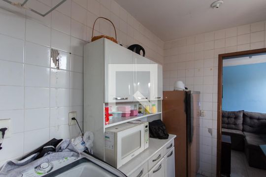 Cozinha e Área de Serviço de apartamento à venda com 3 quartos, 88m² em Alto da Xv, Belo Horizonte