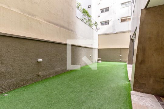 Área comum - Jardim de apartamento para alugar com 3 quartos, 134m² em Itaim Bibi, São Paulo