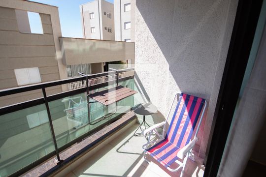 Sacada de kitnet/studio para alugar com 1 quarto, 35m² em Jardim Botânico, Ribeirão Preto